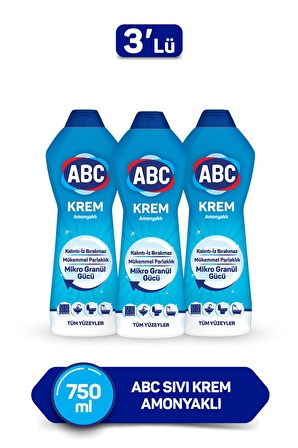 ABC Sıvı Krem Amonyak 750 mlx3