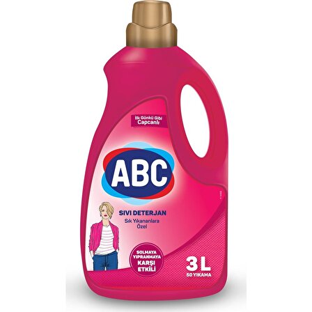 ABC Karma Renkler İçin Sıvı Deterjan 3 lt 