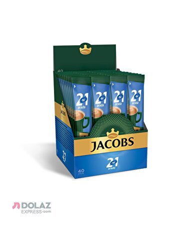 Jacobs 2'si 1 Arada Sade 14 gr 40'lı Paket 