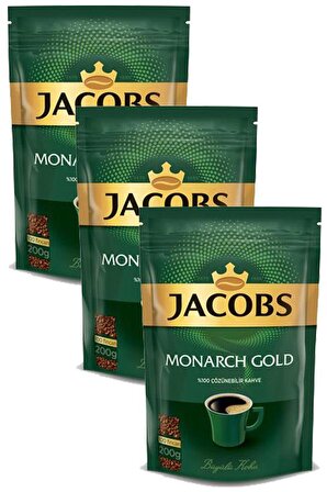 Jacobs Monarch Gold 200 gr 3'lü Hazır Kahve