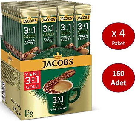 Jacobs Gold 3'ü 1 Arada 14 gr 60'lı Hazır Kahve