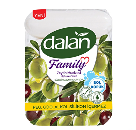 Dalan family sabun 75grx4'lü zeytinyağı mucizesi