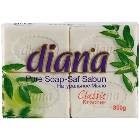 Diana Saf Beyaz Sabun 4x200 Gr Banyo