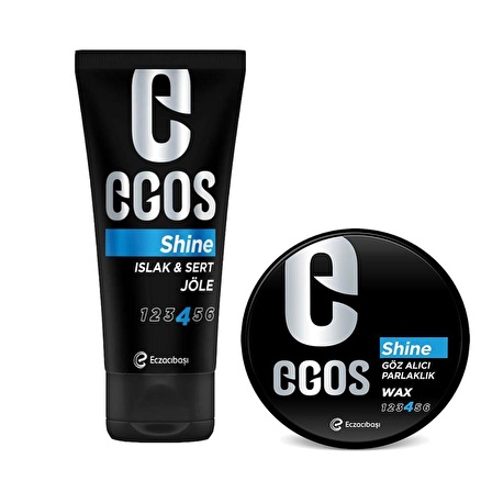 Egos Islak Sert Tüp Jöle 150ML+Egos Göz Alıcı Parlaklık Wax 100ML 2li Set