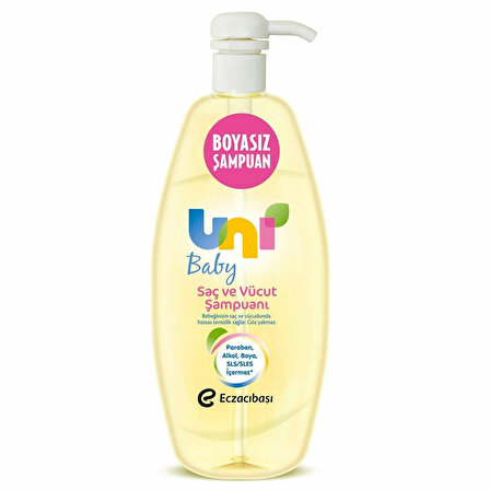 Uni Baby Saç ve Vücut Şampuanı 700 ml (12 Adet)