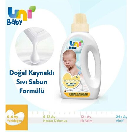 Uni Baby Yenidoğan Sıvı Çamaşır Sabunu 1500ML