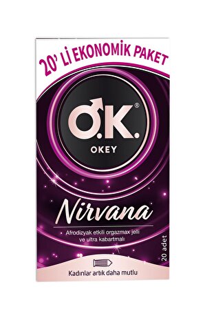 Nirvana Prezervatif 40'lı Nirvana Uyarıcı Jel 100 ml
