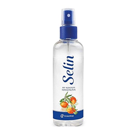 Selin Mandalina 80 Derece Sprey Pet Şişe 100 ml Kolonya