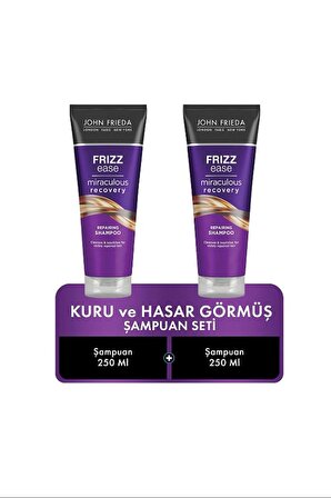 John Frieda Kuru Ve Hasar Görmüş Saçlar İçin Şampuan 250 ml 2'li