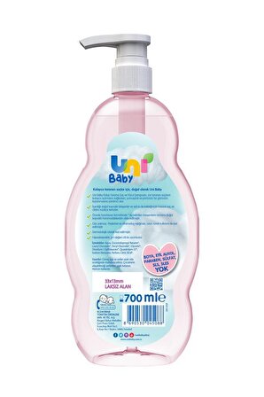 Uni Baby Kolay Tarama Saç ve Vücut Şampuanı 3'lü Set 2100 ml