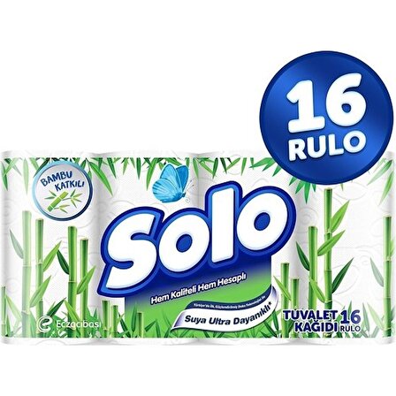 Solo Bambu Katkılı Tuvalet Kağıdı 16'lı