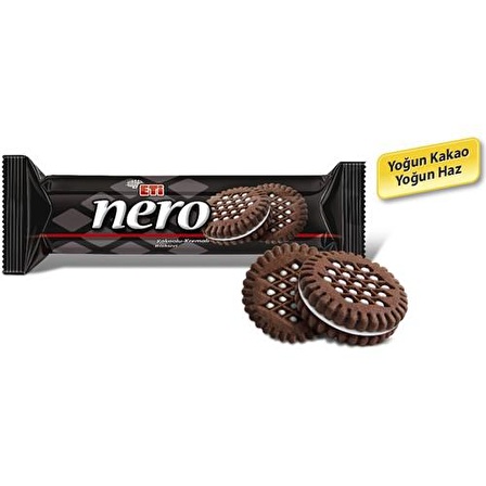 Eti Nero Kakaolu Kremalı Bisküvi 110 g x 18 Adet