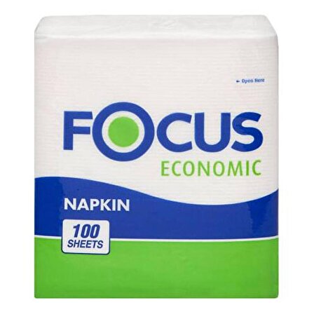 Focus Ekonomik Peçete 22.5x26.5 100'lü 1 Paket