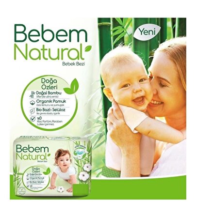 Bebem Natural Maxi 4 Beden (7-14 Kg) Jumbo Avantaj Paketi 360'lı