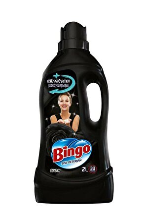 Bingo Siyahlar İçin Sıvı Deterjan 2 lt 33 Yıkama 