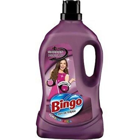 Bingo Renk Koruma Renkliler için Sıvı Deterjan 3 lt
