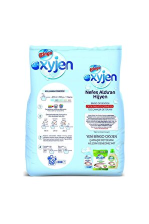 Bingo Oxyjen Toz Çamaşır Deterjanı 8 Kg