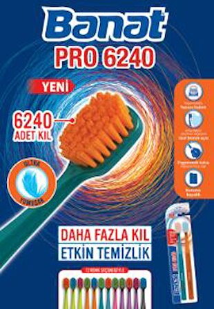 Banat PRO 6240 1+1 Diş Fırçası
