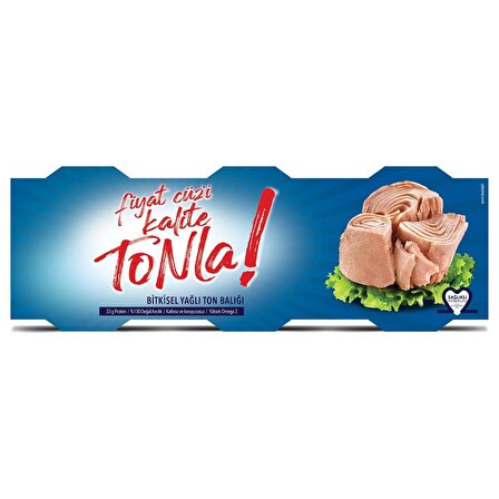 Fiyat Cüz'i Kalite Tonla Bitkisel Yağlı Ton Balığı 75gX3