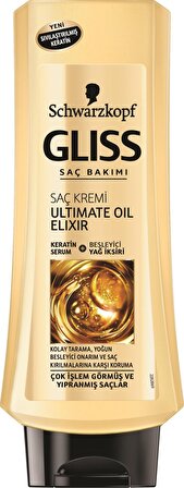 Gliss Ultımate Oil Elixir Besleyici Yıpranmış Saçlar İçin Saç Kremi 360 ml