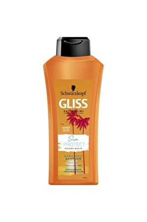 Gliss Sun Protect Yıpranmış Saçlar İçin Güneş Koruyucu Kayısı Yağlı Şampuan 525 ml