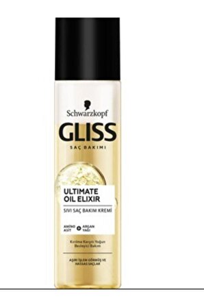 Gliss Ultımate Oil Elixir Besleyici Yıpranmış Saçlar İçin Sıvı Saç Kremi 200 ml