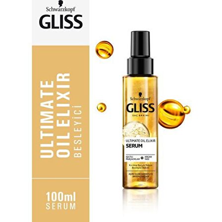Gliss Ultimate Oil Elixir Bakim Serumu 100 Ml