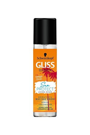 Gliss Sun Protect Koruyucu Yıpranmış Saçlar İçin Sıvı Saç Kremi 200 ml