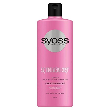 Syoss Dökülen Saçlar İçin Dökülme Karşıtı Şampuan 500 ml