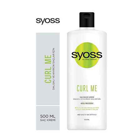 Syoss Curl Me Bukle Belirginleştirici Kıvırcık Saçlar İçin Saç Kremi 500 ml