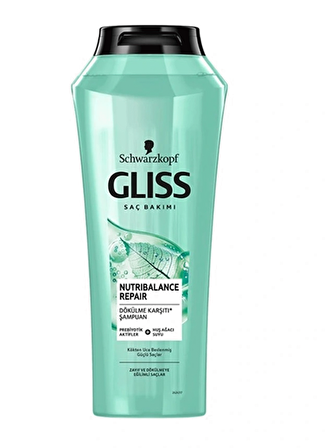 Gliss Nutribalance Zayıf Saçlar İçin Dökülme Karşıtı Huş Ağacı Sulu Şampuan 500 ml