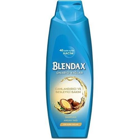 Blendax Kuru Saçlar İçin Canlandırıcı Argan Yağlı Şampuan 500 ml
