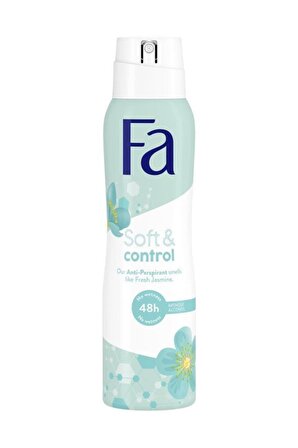 Fa Soft & Control Pudrasız Leke Yapmayan Kadın Sprey Deodorant 150 ml