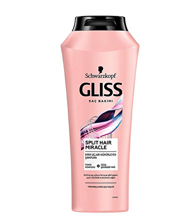 Gliss Split Hair Miracle Yıpranmış Saçlar İçin Kırılma Karşıtı Üzüm Çekirdeği Özlü Şampuan 500 ml