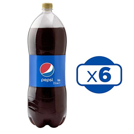 Pepsi 2,5 lt 6'lı