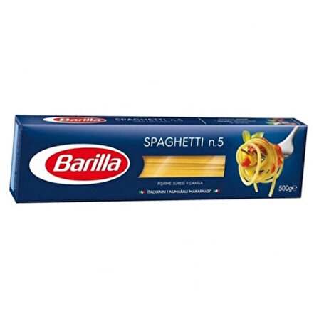 Barilla Spaghetti Makarna 500 Gr. (2'li)