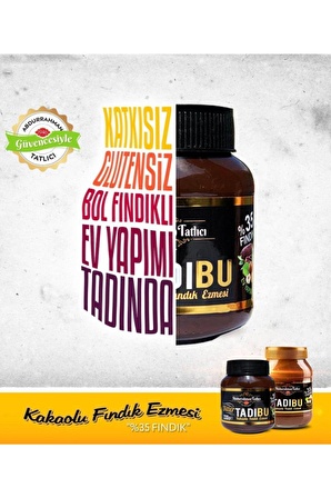 Tadıbu Bitter Kakaolu Fındık Ezmesi 330 Gr