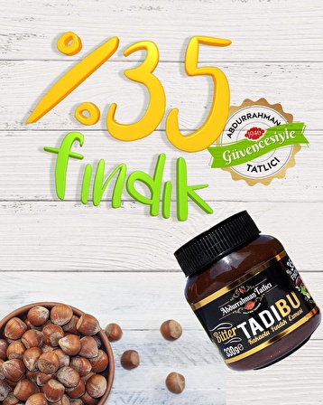 Tadıbu BİTTER Kakaolu Fındık Ezmesi 330 GR x 9 Adet