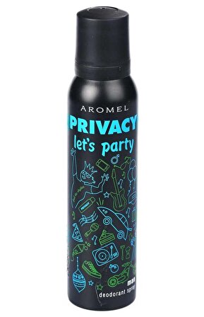 Privacy  Deodorant Man Let's Party 150ml