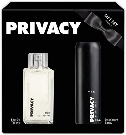 Aromel Privacy Erkek Parfüm EDT 100ml + Deodorant 150ml Set