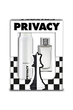 Privacy Blue EDT Çiçeksi Kadin Parfüm 100 ml & Privacy Blue Deodorant 150 ml 