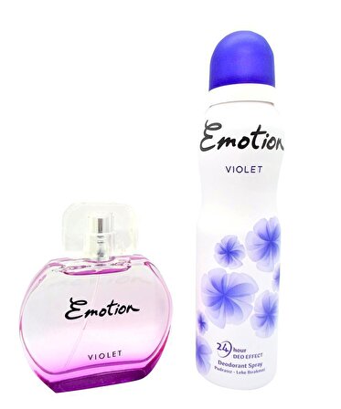 Emotion Violet Kadın Parfüm EDT 50ml + Deodorant 150ml
