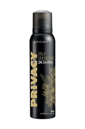 Prıvacy Gold Pudrasız Erkek Sprey Deodorant 150 ml