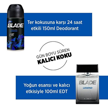 Blade Kofre EDT Çiçeksi Erkek Parfüm 100 ml  