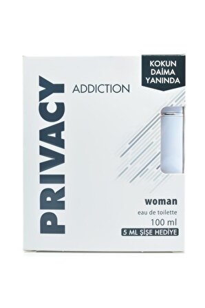 Privacy Addiction EDP Çiçeksi Kadın Parfüm 100 ml & 5 ml Hediye