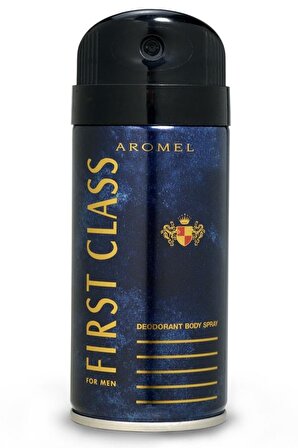 First Class Aromel Pudrasız Leke Yapmayan Erkek Sprey Deodorant 150 ml