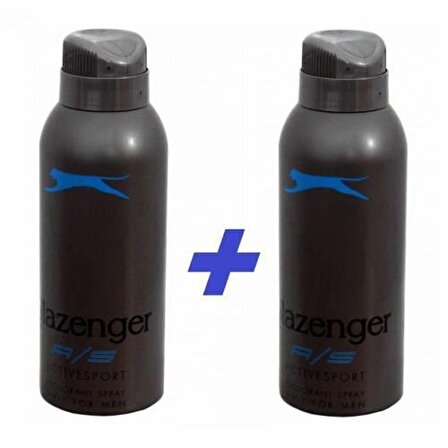 Slazenger Activiesport Antiperspirant Ter Önleyici Leke Yapmayan Erkek Sprey Deodorant 150 ml x 2