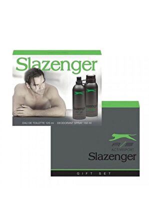 Slazenger Yeşil 125 ml edt +150ml Erkek Deodorant Set