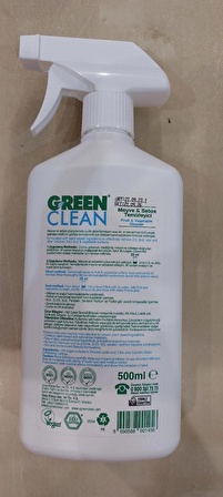 GREEN CLEAN SEBZE MEYVE TEMİZLEYİCİ SPREY