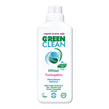 U Green Clean Organik Lavanta Yağı Beyazlar ve Renkliler İçin Yumuşatıcı 1000 ml Yıkama